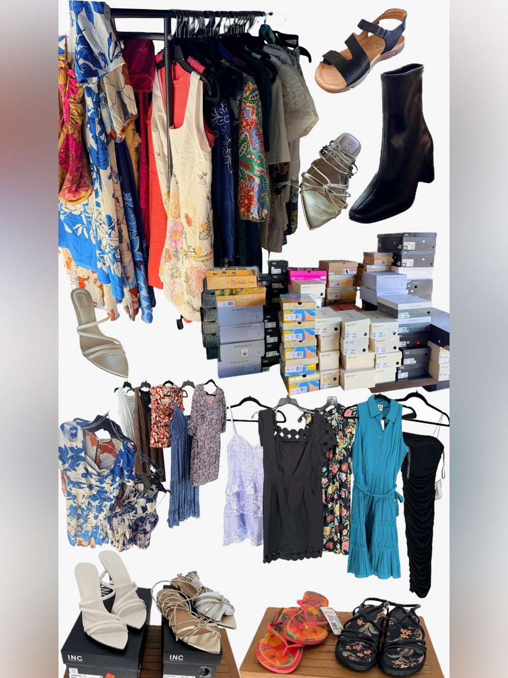 NEW MACYS WHOLESALE LOT OF 20PZ RETAIL PRICE $1,680 BRAND NEW WOMENS LOT